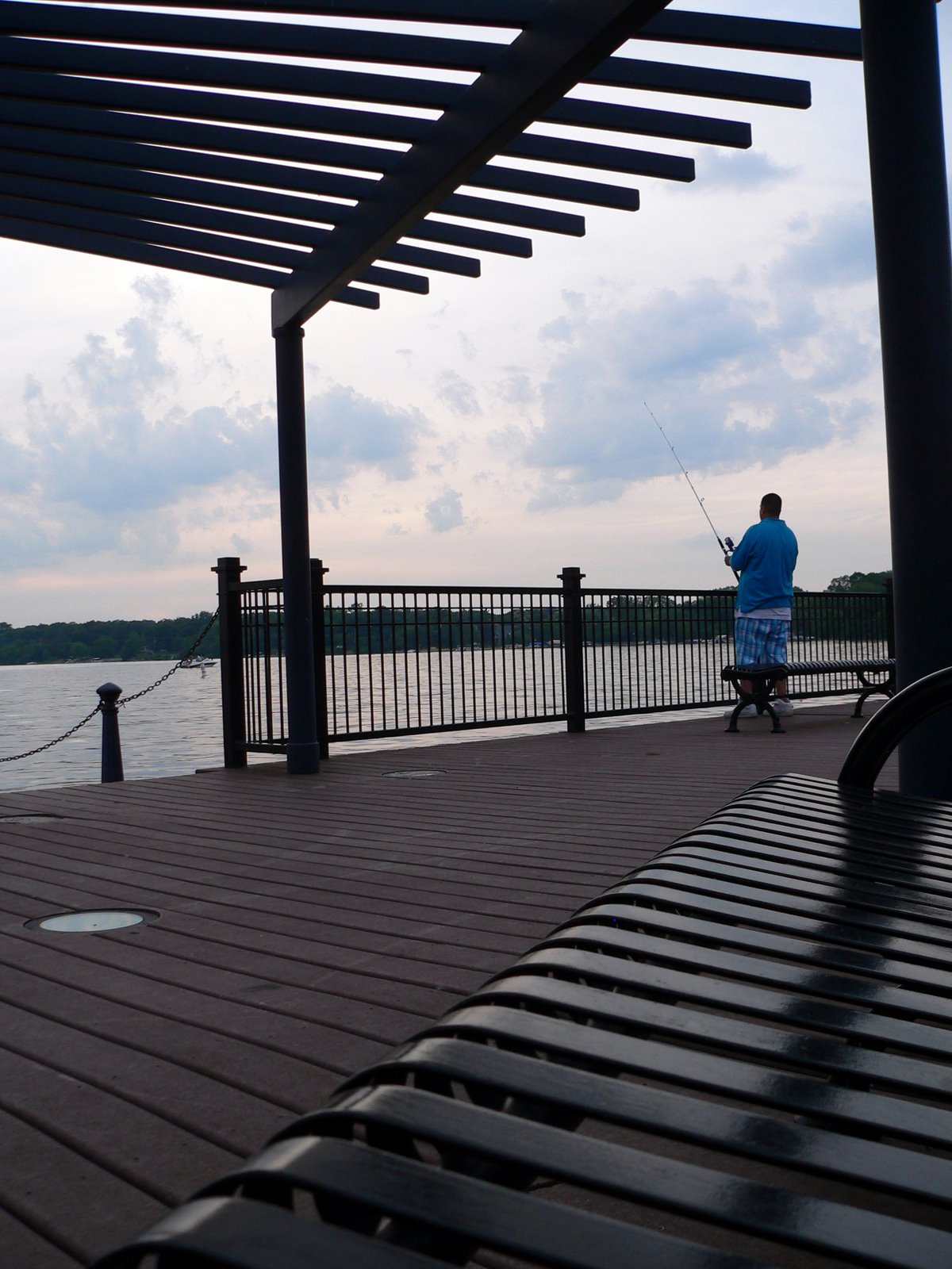Lakefront promenade in Lake Zurich