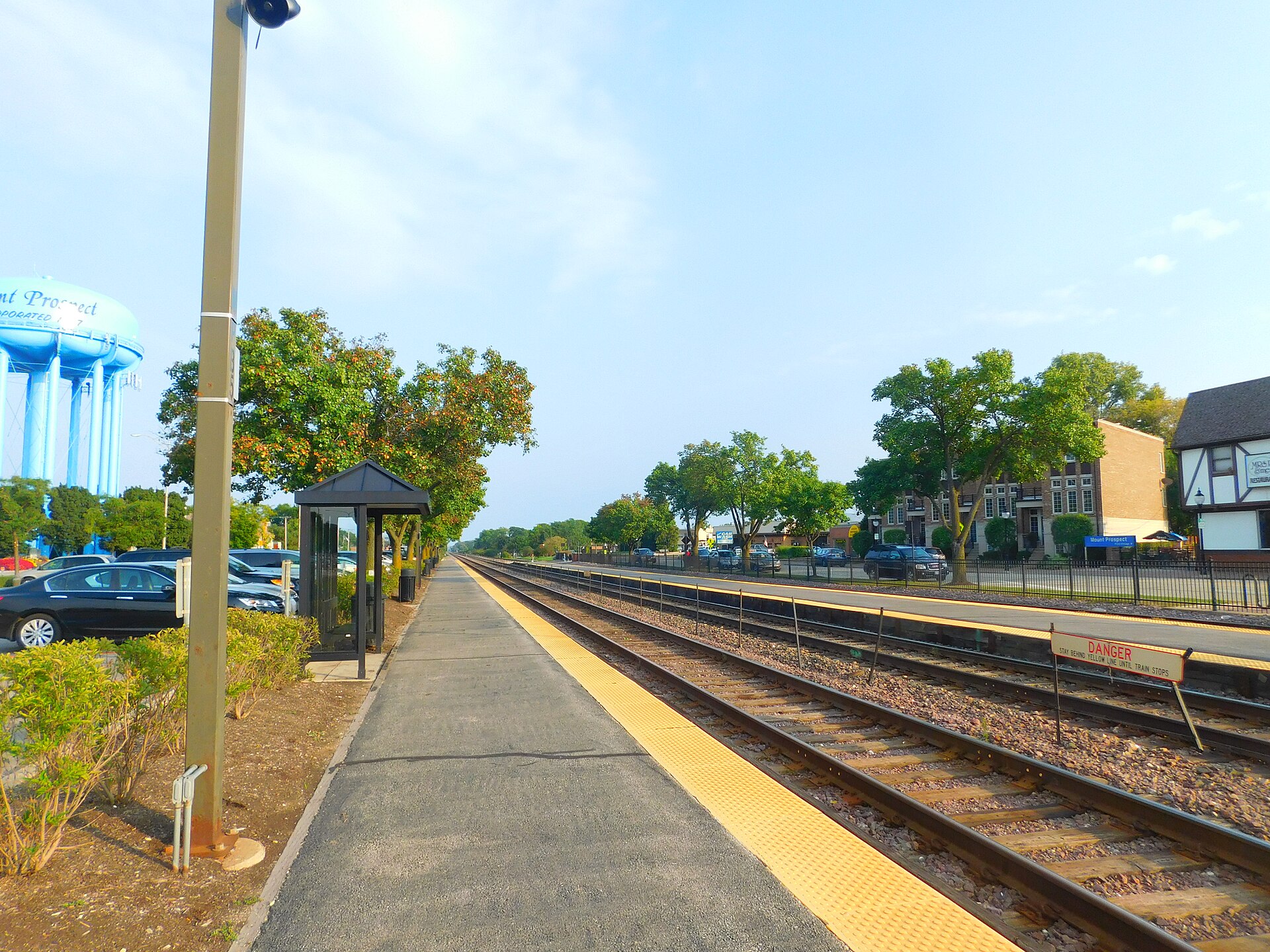 Mount Prospect Metra station on the Union Pacific Northwest Line